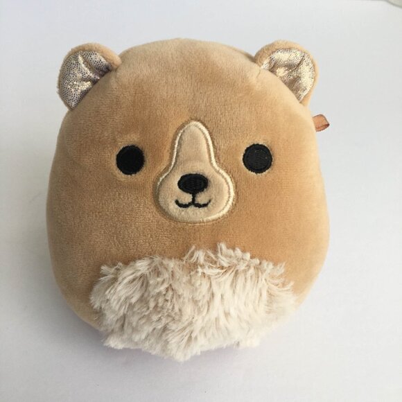 Small Squishmallows Omar the Fuzzy Belly Grizzly Teddy Bear Plush Stuffed Toy - Picture 2 of 8